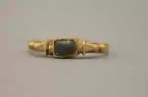 Free download Ring with Blue Stone set into Square Bezel free photo or picture to be edited with GIMP online image editor