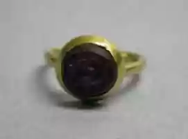 Free download Ring with Inset Circular Red Stone free photo or picture to be edited with GIMP online image editor