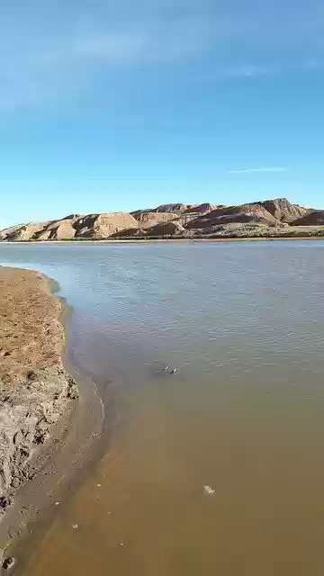 Free download River Sand Horizon -  free free photo or picture to be edited with GIMP online image editor