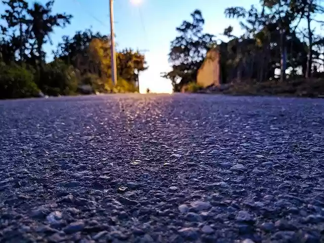 Free download Road Sunset Sun -  free photo or picture to be edited with GIMP online image editor