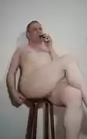 Free download Robert Hendriksen drinking wine, all naked. free photo or picture to be edited with GIMP online image editor