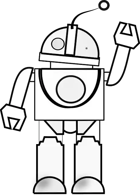 Free download Robot Waving White - Free vector graphic on Pixabay free illustration to be edited with GIMP free online image editor