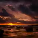 rocky beach and sunset  screen for extension Chrome web store in OffiDocs Chromium
