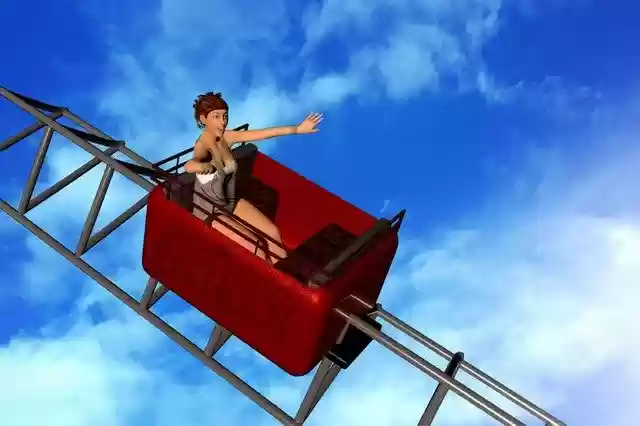 Free download Roller Coaster Woman Theme Park -  free illustration to be edited with GIMP free online image editor