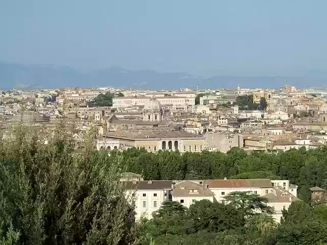 Free download Rome Panorama City View -  free photo or picture to be edited with GIMP online image editor