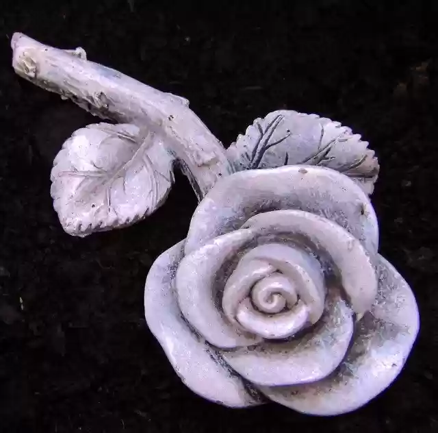 Free download Rose Ceramic Decoration -  free free photo or picture to be edited with GIMP online image editor