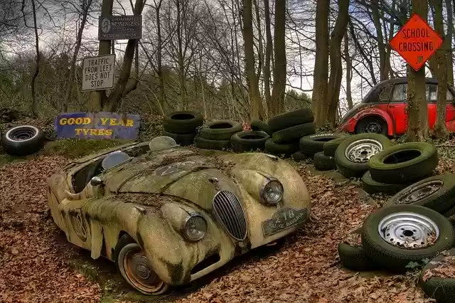 Free download Rotten Car Accident -  free photo or picture to be edited with GIMP online image editor