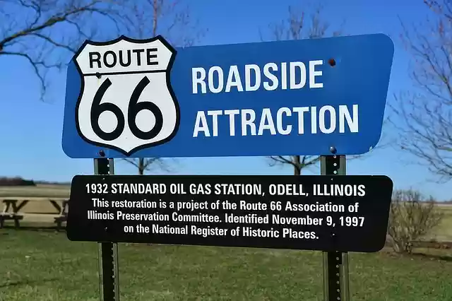 Free download route 66 illinois odell highway free picture to be edited with GIMP free online image editor