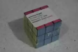 Free download Rubiks Cube with Telstra branding free photo or picture to be edited with GIMP online image editor