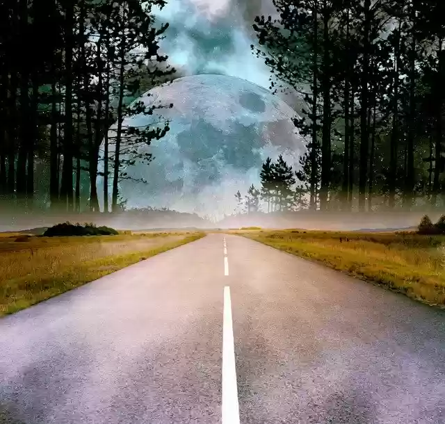 Free download Rural Highway Road -  free illustration to be edited with GIMP online image editor