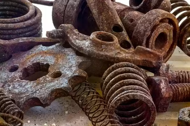 Free download Rusty Parts Of A Moped Machine -  free photo or picture to be edited with GIMP online image editor