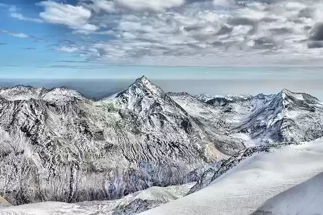 Free download saas fe mountains winter clouds free picture to be edited with GIMP free online image editor
