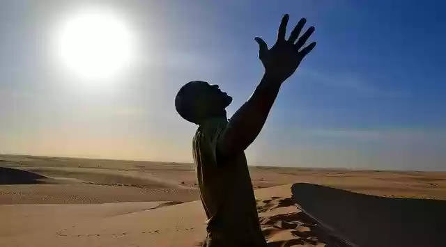 Free download Sahara Desert Man -  free photo or picture to be edited with GIMP online image editor