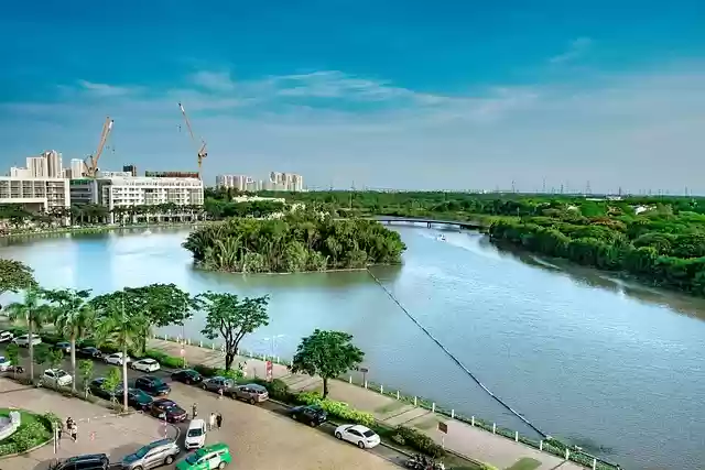 Free download saigon vietnam river park island free picture to be edited with GIMP free online image editor