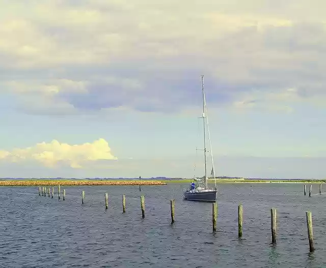 Free download Sail Sailing Boat Blue -  free free photo or picture to be edited with GIMP online image editor