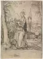 Free download Saint Barbara in a Landscape free photo or picture to be edited with GIMP online image editor