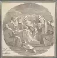 Free download Saint Celestine V Renouncing the Papacy, after Mattia Preti free photo or picture to be edited with GIMP online image editor