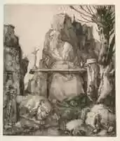 Free download Saint Jerome by a Pollard Willow free photo or picture to be edited with GIMP online image editor