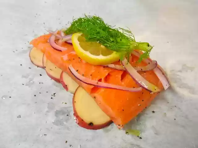 Free download salmon en papillote food fish free picture to be edited with GIMP free online image editor