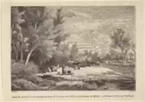 Free download Salon de 1850-51. Landscape along the shores of the river Oullins free photo or picture to be edited with GIMP online image editor