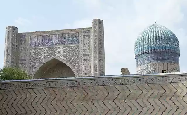 Free download Samarkand Mosque Bibi Khanum -  free free photo or picture to be edited with GIMP online image editor