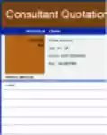 無料ダウンロードサンプルコンサルタント見積もりテンプレートDOC、XLS、またはPPTテンプレートは、LibreOfficeオンラインまたはOpenOfficeデスクトップオンラインで無料で編集できます