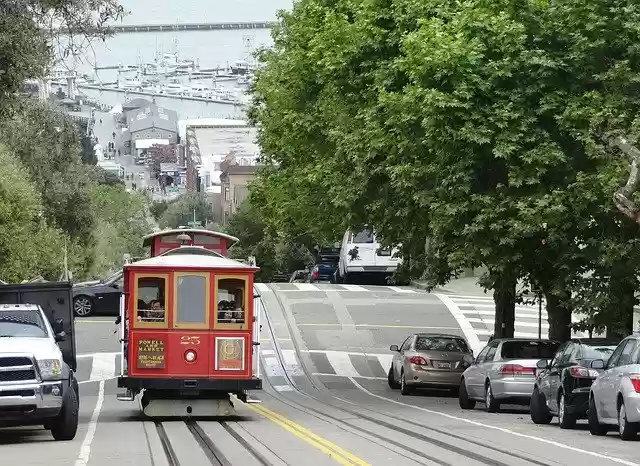 Free download San Francisco Tram California -  free free photo or picture to be edited with GIMP online image editor