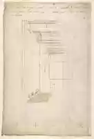 Free download San Lorenzo, north portal, elevation (recto) San Lorenzo, north portal, cornice, profile (verso) free photo or picture to be edited with GIMP online image editor