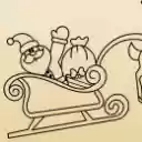 Santa Driver Coloring Book  screen for extension Chrome web store in OffiDocs Chromium