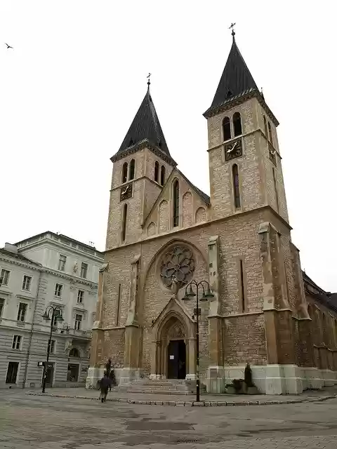 Free download Sarajevo Church Cathedral -  free photo or picture to be edited with GIMP online image editor