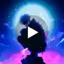 Satoru Gojo Moon Live Wallpaper New Tab  screen for extension Chrome web store in OffiDocs Chromium