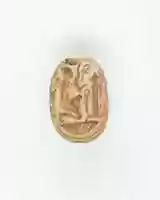 Free download Scarab with a kneeling figure before an obelisk free photo or picture to be edited with GIMP online image editor