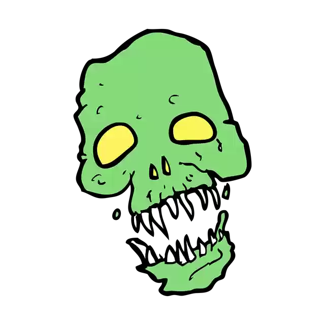 Libreng download Scary Skeleton Skull libreng ilustrasyon na ie-edit gamit ang GIMP online image editor