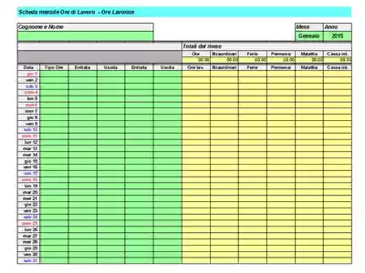 ดาวน์โหลดเทมเพลต Scheda Mensile Ore di Lavoro DOC, XLS หรือ PPT ฟรีเพื่อแก้ไขด้วย LibreOffice ออนไลน์หรือ OpenOffice Desktop ออนไลน์