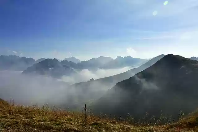 বিনামূল্যে ডাউনলোড করুন Schlappolteck Mountains Fog - বিনামূল্যে ছবি বা ছবি GIMP অনলাইন ইমেজ এডিটর দিয়ে সম্পাদনা করা হবে