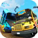 School Bus Demolition Derby Multiplayer  Driving Game  screen for extension Chrome web store in OffiDocs Chromium