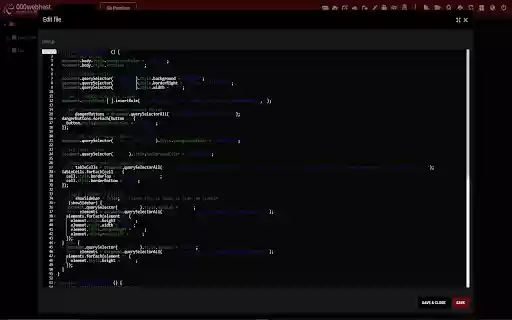 000webhost Darkmode Editor  from Chrome web store to be run with OffiDocs Chromium online