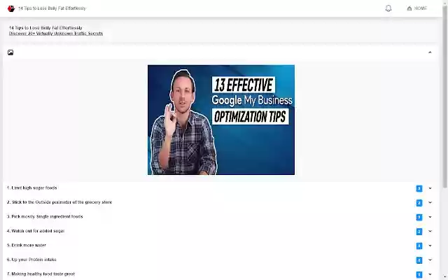 14 Tips to Lose Belly Fat Effortlessly from Chrome web store to be run with OffiDocs Chromium online 14 Tips to Lose Belly Fat Effortlessly from Chrome web store to be run with OffiDocs Chromium online