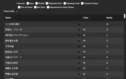 17Lands.com 日本語翻訳  from Chrome web store to be run with OffiDocs Chromium online