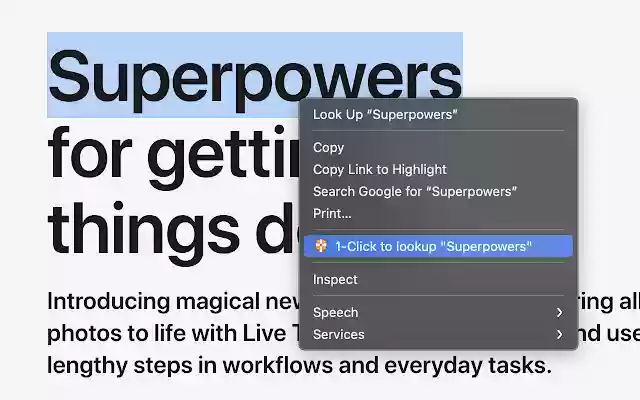1 Click Cambridge Dictionary  from Chrome web store to be run with OffiDocs Chromium online