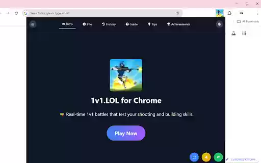 1v1.LOL for Chrome  from Chrome web store to be run with OffiDocs Chromium online