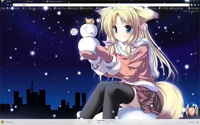 2014 Christmas Anime theme 13/13 1366X768  from Chrome web store to be run with OffiDocs Chromium online