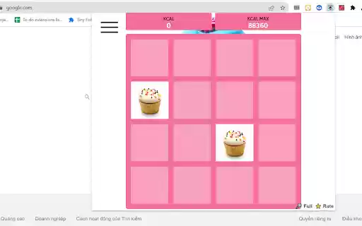 2048 Cupcakes Game  from Chrome web store to be run with OffiDocs Chromium online