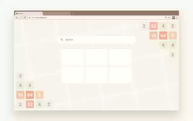 2048 Newtab Theme  from Chrome web store to be run with OffiDocs Chromium online