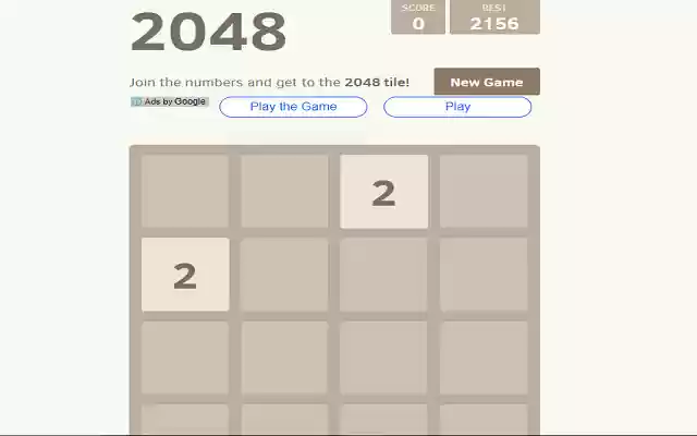 2048 Puzzle Game Online  from Chrome web store to be run with OffiDocs Chromium online