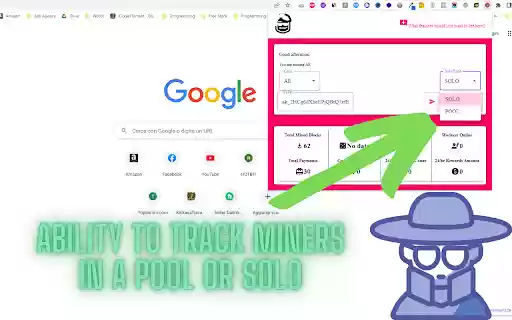 2Miners Assistant  from Chrome web store to be run with OffiDocs Chromium online