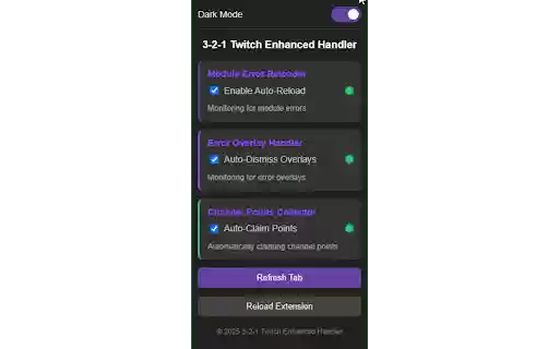 3 2 1 Twitch Enhanced Handler from Chrome web store to be run with OffiDocs Chromium online 3 2 1 Twitch Enhanced Handler from Chrome web store to be run with OffiDocs Chromium online