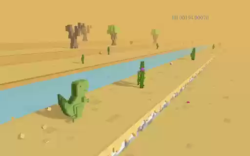 3d Dino Rush  from Chrome web store to be run with OffiDocs Chromium online