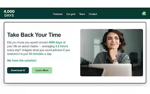 4000 Days extension  from Chrome web store to be run with OffiDocs Chromium online