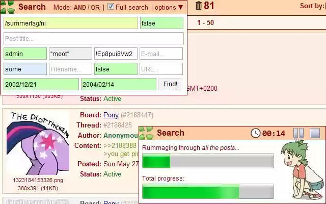4chan Search Engine from Chrome web store to be run with OffiDocs Chromium online 4chan Search Engine from Chrome web store to be run with OffiDocs Chromium online